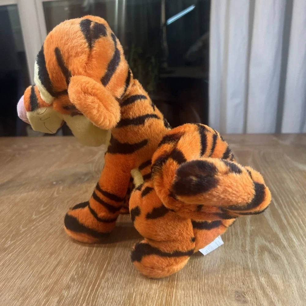 Disney Tigger Plush Curly Tail Sitting‎ Vintage - Excellent Soft!